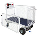 CHARIOT À CONTENEURS ÉLECTRIQUE AVEC LATÉRAUX DE RÉSEAU - R.ANTIF