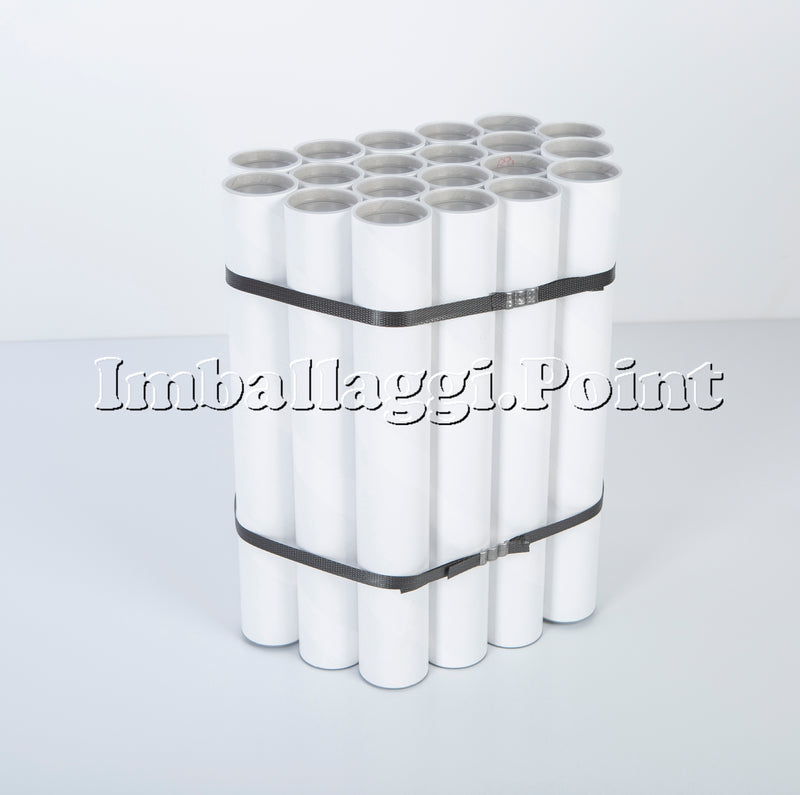 Tubi postali per spedizione in cartone bianchi 6 cm x 140 cm